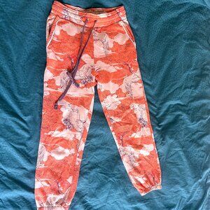 Anthropologie Daily Practice Camilla Cranes Sweatpants